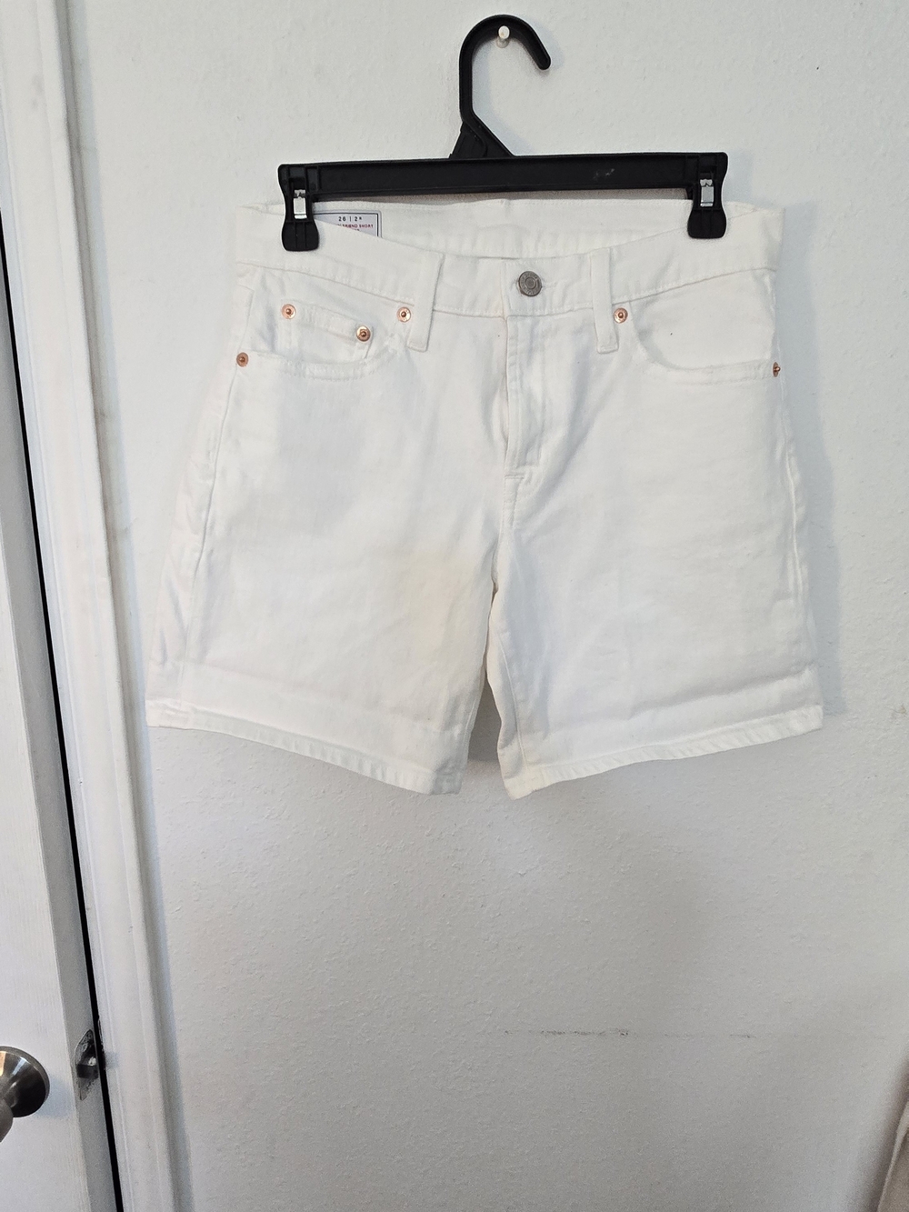 Classic White Women's Denim Shorts